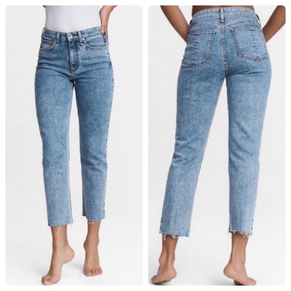 Rag n Bone Nina High Rise Ankle Cigarette Jeans 25 - Picture 1 of 7